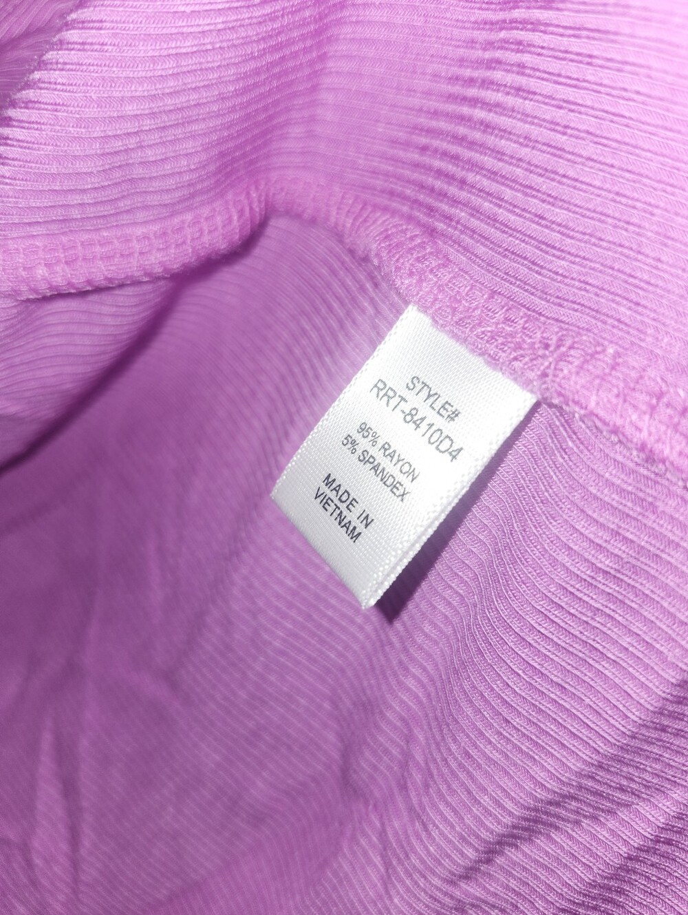 💜NWT Zenana "The Essential Tank" in "Purple" or "Bright Mauve" Rayon/Spandex XL - Picture 5 of 6